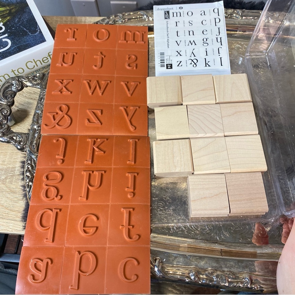Stampin' Up! Schoolbook Serif Alphabet Stamp Set